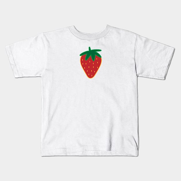 Strawberry Kids T-Shirt by PeachesPaisleyProton